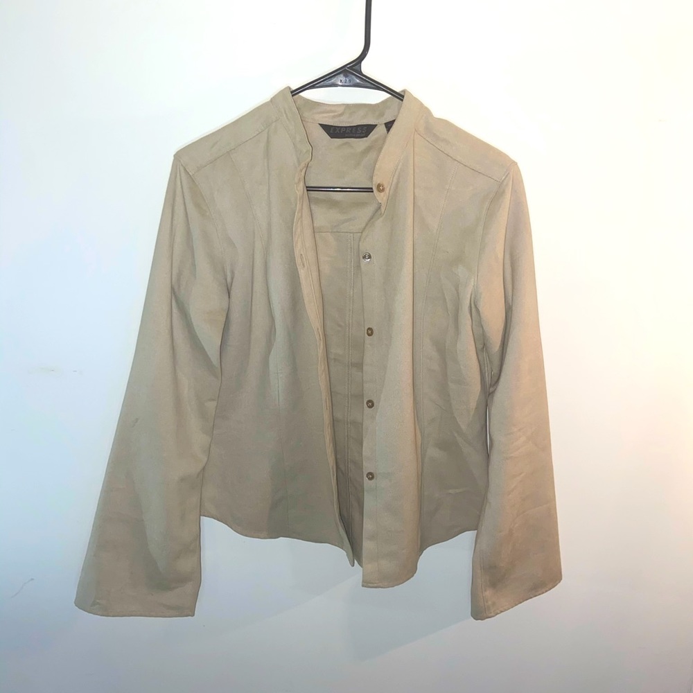 Vintage Express Button Down Jacket&Mini Skirt Set - image 2